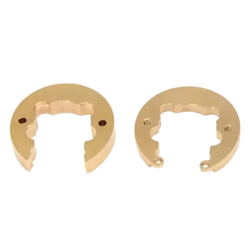 For CROSSRC Brass Counterweight Kit for RC Portal Axle Hubs - Enhance Stability for AT4, AT6, JT4, NT4, Crawler Trucks