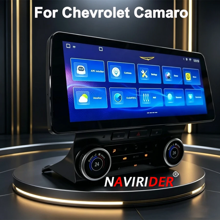 

12.3inch Android 13 CarPlay Multimedia Touch Screen For Chevrolet Camaro 2008 2009 2014 2015 Car Radio 256GB WIFI DSP GPS Stereo