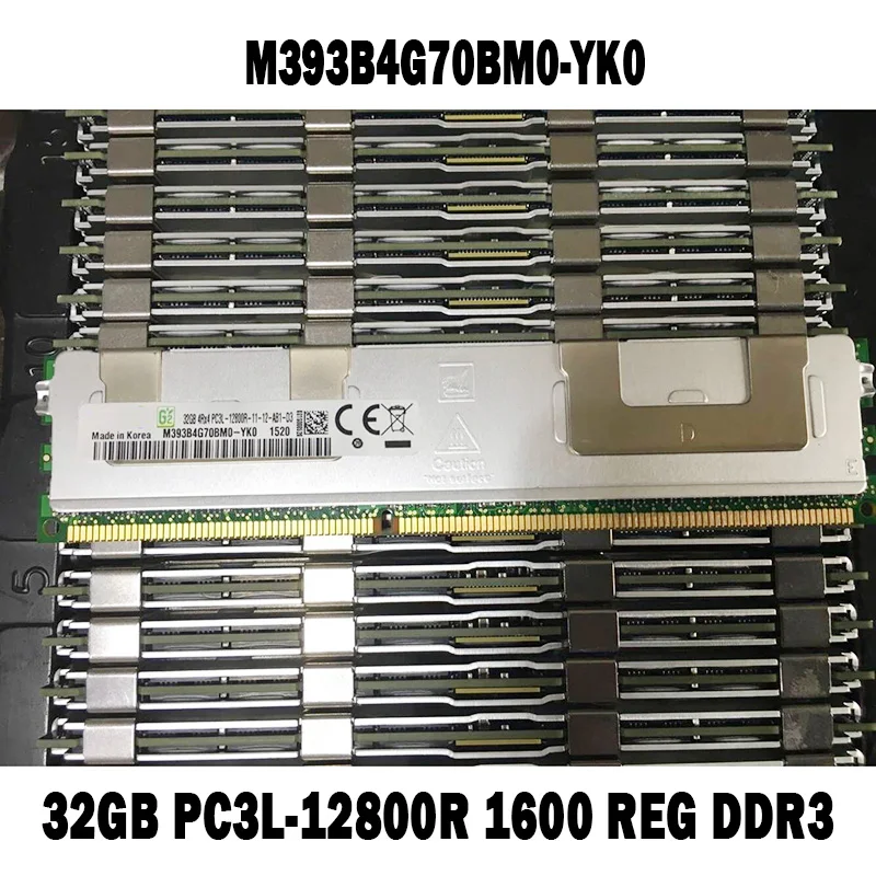 

1 шт. M393B4G70BM0-YK0 32 Гб PC3L-12800R 1600 REG DDR3 для модуля памяти Samsung