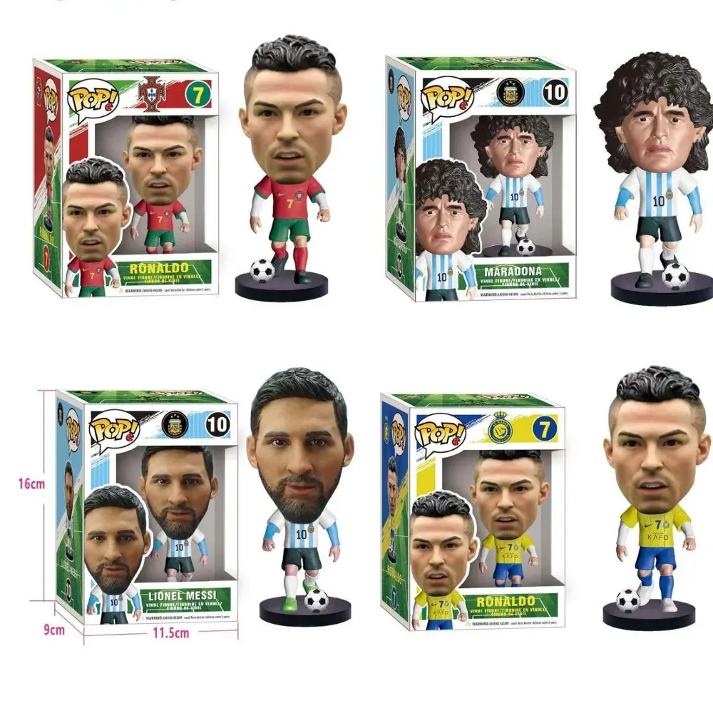 Real life Ronaldo #7 Real Madrid Riyadh Juventus Manchester United Vinelli figure children decorate birthday