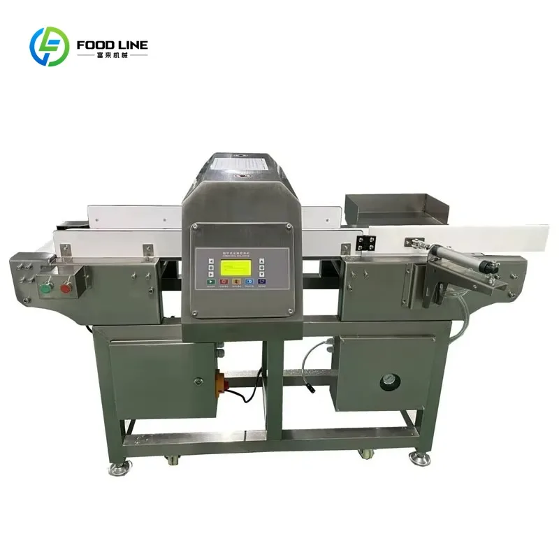 Custom Industrial Tunnel Conveyor Belt Food Metal Detector High Precision for Food Production Line Safety Inspection Equipment