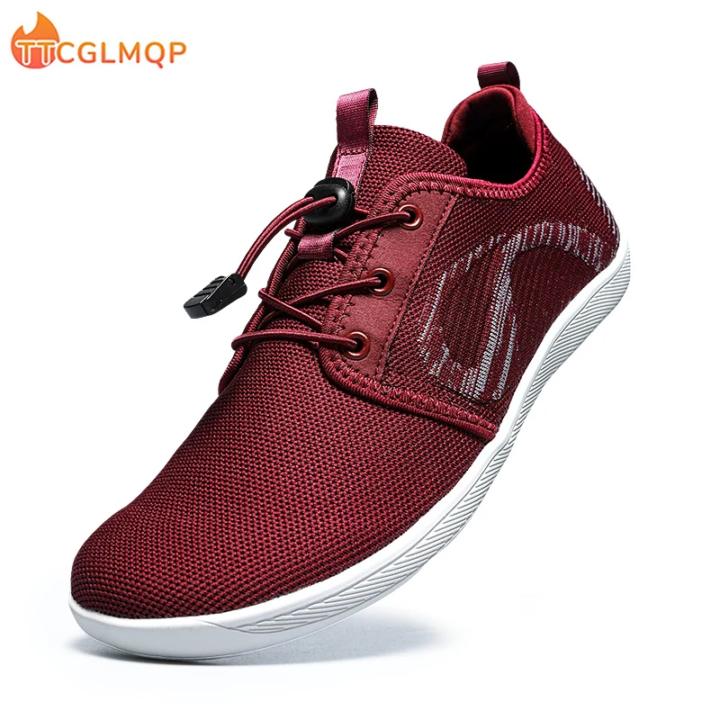 New Unisex Wider Shoes Breathable Mesh Men Barefoot Wide-toed Shoes Brand Flats Soft Zero Drop Sole Wider Toe Sneakes Large Size