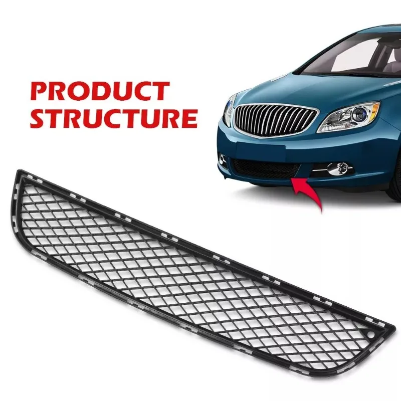 

Fit For 2012 2013 2014 2015 2016 2017 Buick Verano Front Bumper Cover Lower Bottom Grille Insert United States