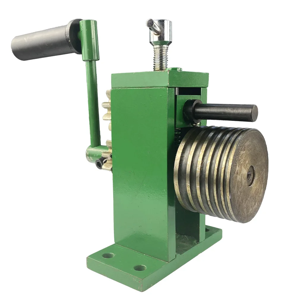 Hand-Cranking and Bending Mini Bracelet Rounding Machine Round High Hardness Jewelry Making Tool