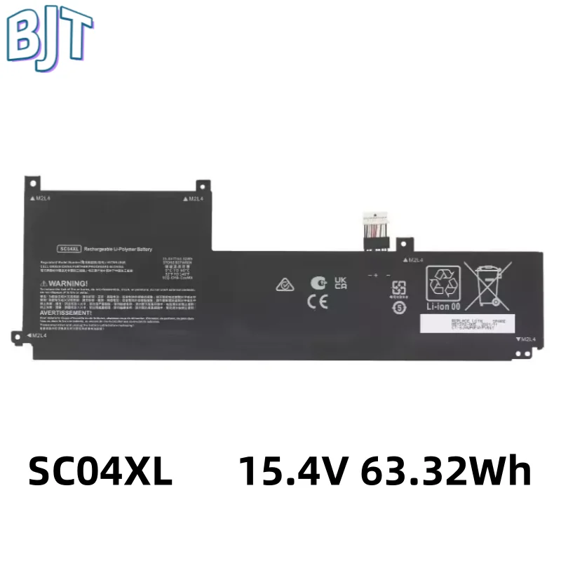 4Cell 15.4V 63.32Wh 3906mAh Laptop Battery SC04XL For HP Envy 14-EB 14-EB0376NG 14-EB0010NR HSTNN-IB9R M07392-005 M08254-1C1