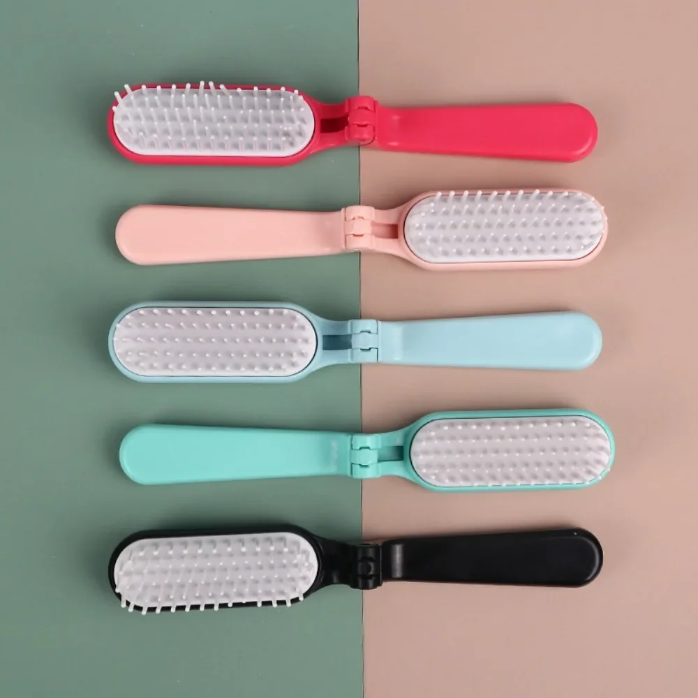 

Foldable Pocket Hair Brush Portable Massage Comb Head Massager Anti-Static Travel Hair Combs Girls Hair Styling Accessories