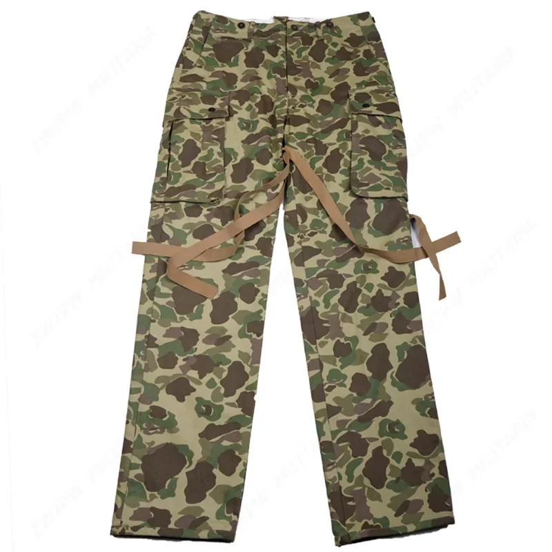 

Реплика рабочей одежды: брюки десантника M42 в стиле американского ретро, камуфляж «Тихоокеанский»