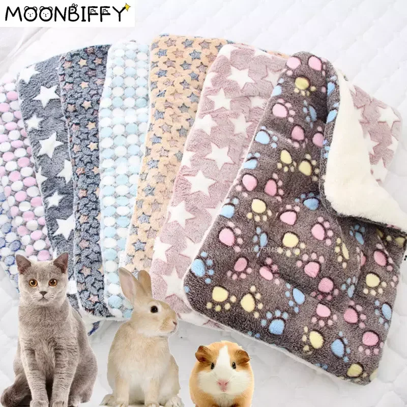 Breathable Hamster Pet Pee Pad Guinea Pig Fleece Mat Cage Liners Small Animal Warm Mat for Rabbit Accessories Jaula Conejo