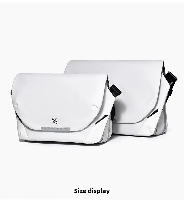 Große Umhängetasche mit viel Stauraum, wasserdichte Messenger-Tasche, mit Magnetverschluss, Handtasche für Laptops, ideal für Studenten und Männer. – Detail 25