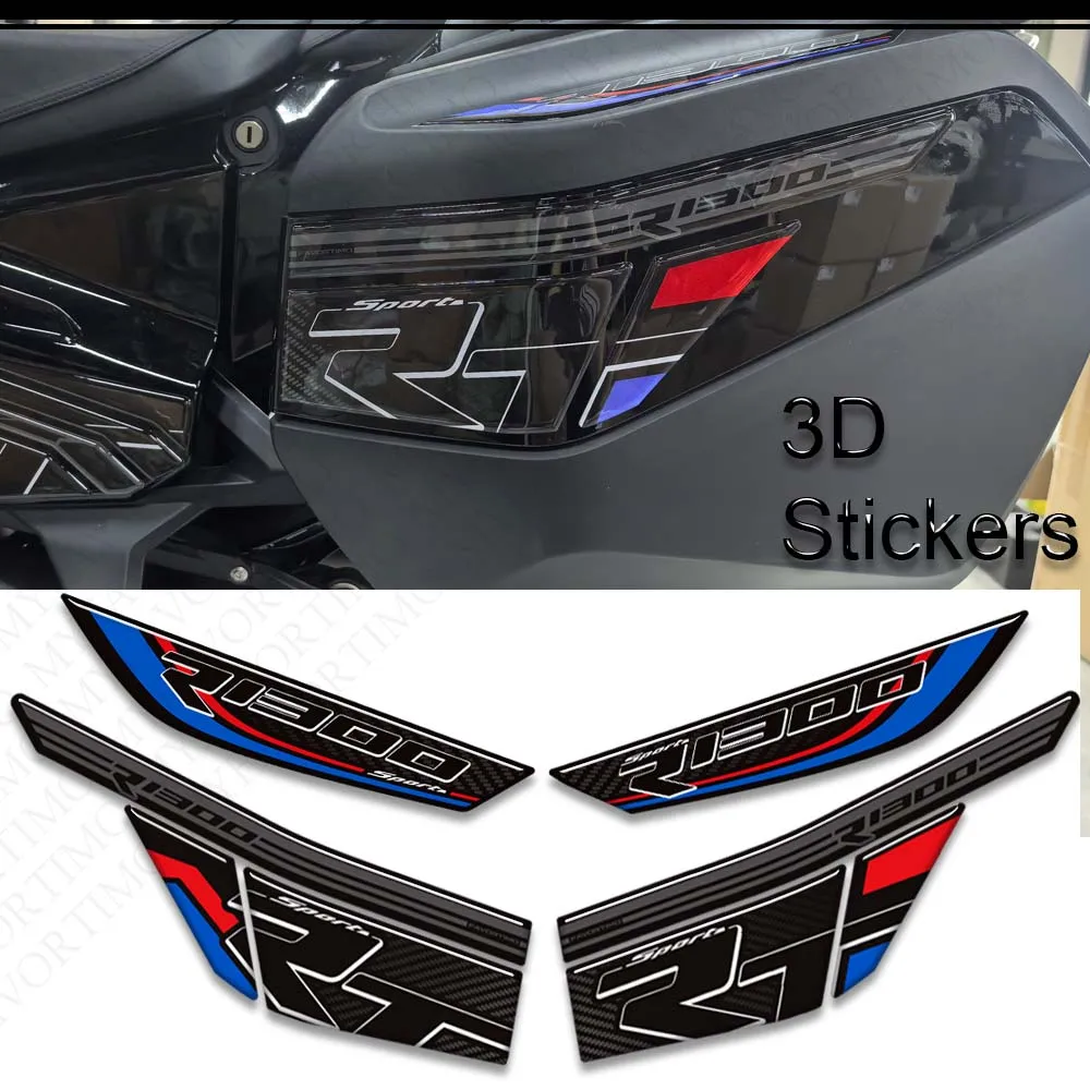 

Motorcycle For R1300RT R 1300 RT R1300 Tank Pad Cap Front Mudguard Fender Handguards Hand guard Protector Body Stickers Decals