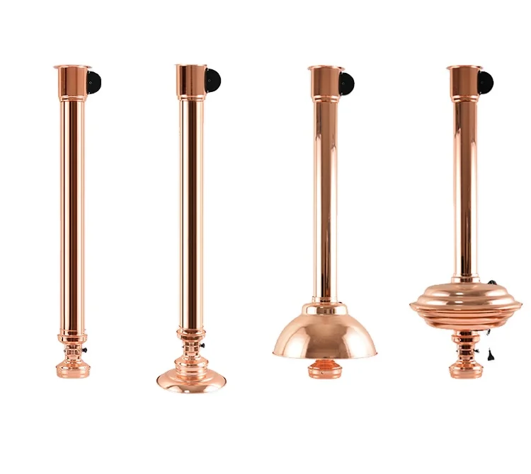 LanYuXuan restaurante comercial barbacoa tubo de escape de humo telescópico accesorios de barbacoa tubo de ventilación tubo de escape ahumado con L