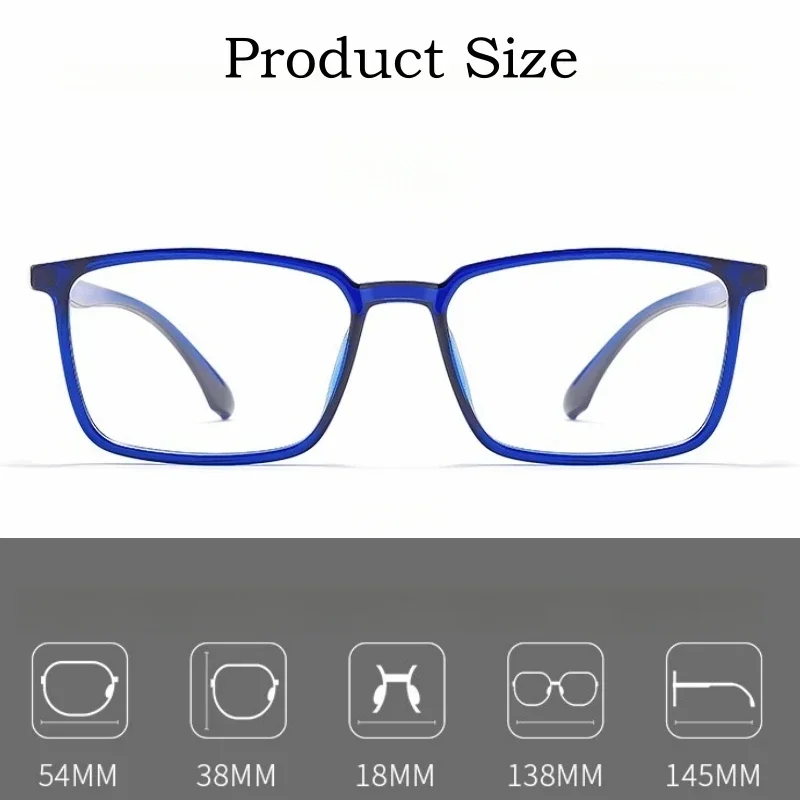 Fashion Retro Men's and Women's Eyeglasses Myopia Frame Small Ultra Light Flexible TR90 Optical Prescription Glasses 6620CF