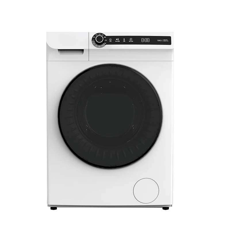 10kg Washing Machine cloth  timer inverter  dryer   factory custom OEM/ODM front loading 1 knob 10 program