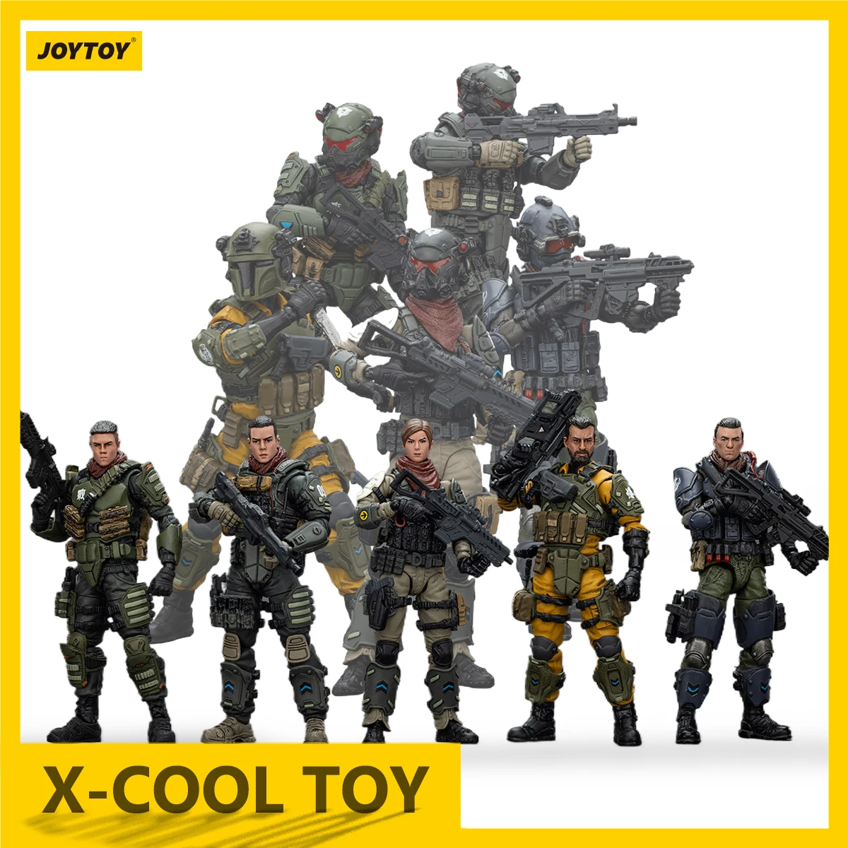 

JOYTOY Dark Source Stellar Scar Assault Team Фигурка 1/18 DIY Сборная фигурка Военная подвижная фигурка Модель игрушки