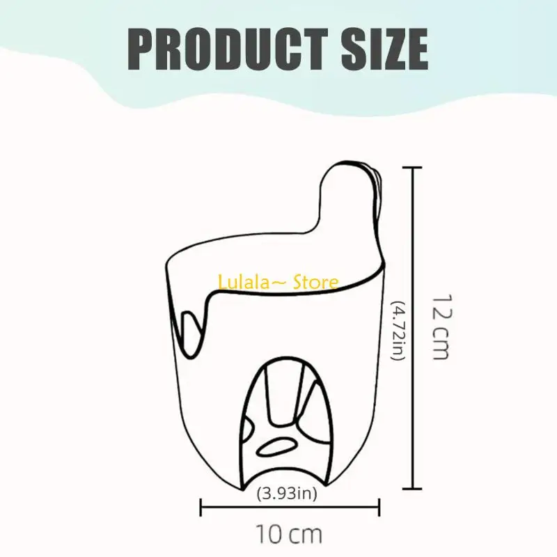 Y4QA Strollers Cup Holder Pram Cart Water Bottle Storage Rack Organiser Baby Pushchair Milk Bottle Display Bracket