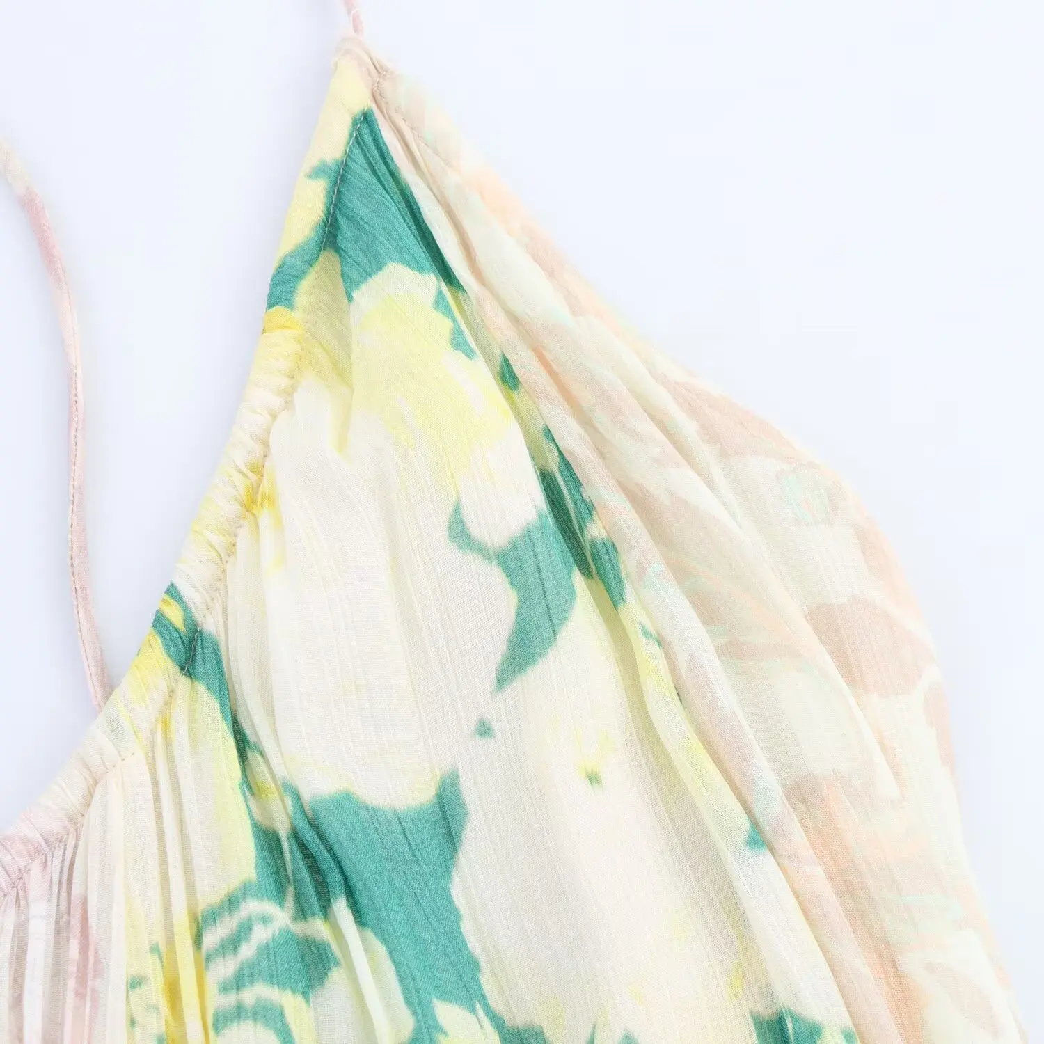 Ele Patchwork con stampa floreale Dr JNLEAOG Donna Estate Casual Svel Midi Dr Motivo a pois Orlo ampio