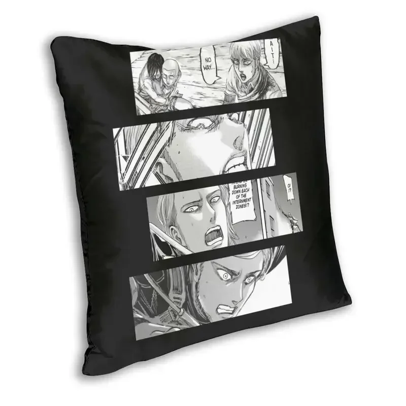 Jean Kirstein Attack On Titan Cushion Cover Sofa Living Room Manga Anime Shingeki No Kyojin Square Pillow Cover 45x45