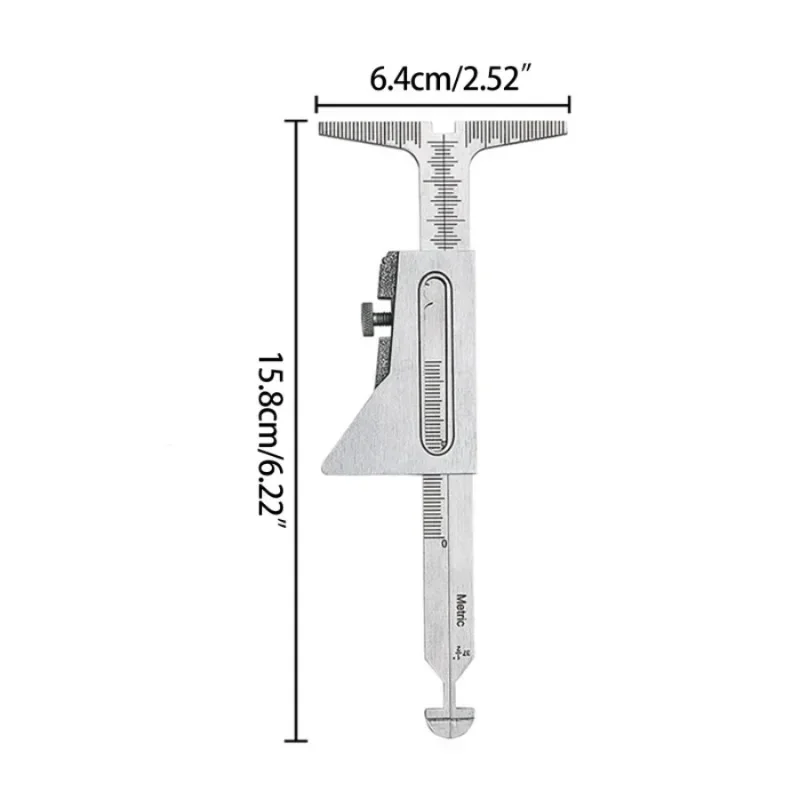 1Set High Accuracy Welding Pipe Gauge HI-LO Weld Level Inspection Tool Welding Inspection Gage Weld Gauge