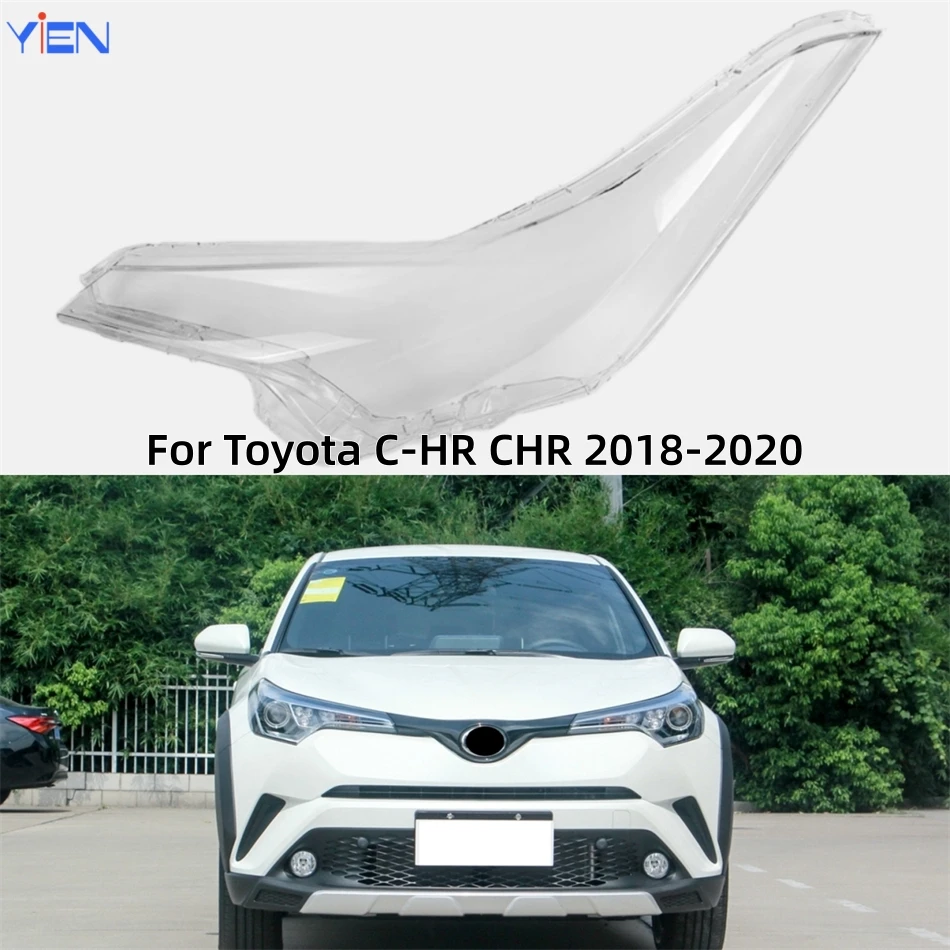 For For Toyota C-HR CHR 2018 2019 2020 Auto Accessory Front Lamp Glass Glass Headlights Car Front Headlight Lens Cover Lights Shell - Aliexpress Deal