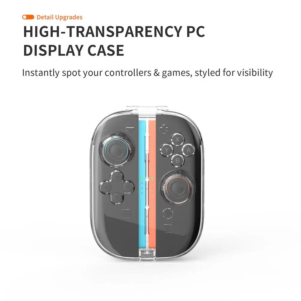 Game Controller Protective For Ns2 Transparent Crystal For Switch2 Handle Pc Magnetic Protective Accessori Q5d4
