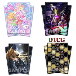 Digimonアドベンチャーカード保護ケース,アニメゲームコレクション,dtcgスリーブ,ptcg,おもちゃ,67x92mm,1セットあたり60個