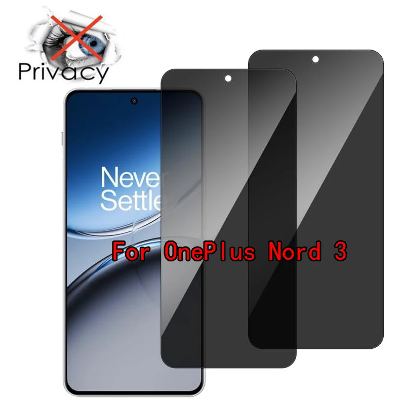 2 шт. 9H антишпионское закаленное стекло для OnePlus Nord 3 защитная пленка для экрана конфиденциальности