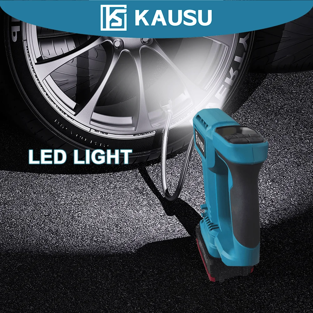 Беспроводной воздушный насос 2 в 1, портативный автомобильный насос для накачивания шин, воздушный компрессор, автоматический надувной насос для батареи Makita 18 В (без батареи)