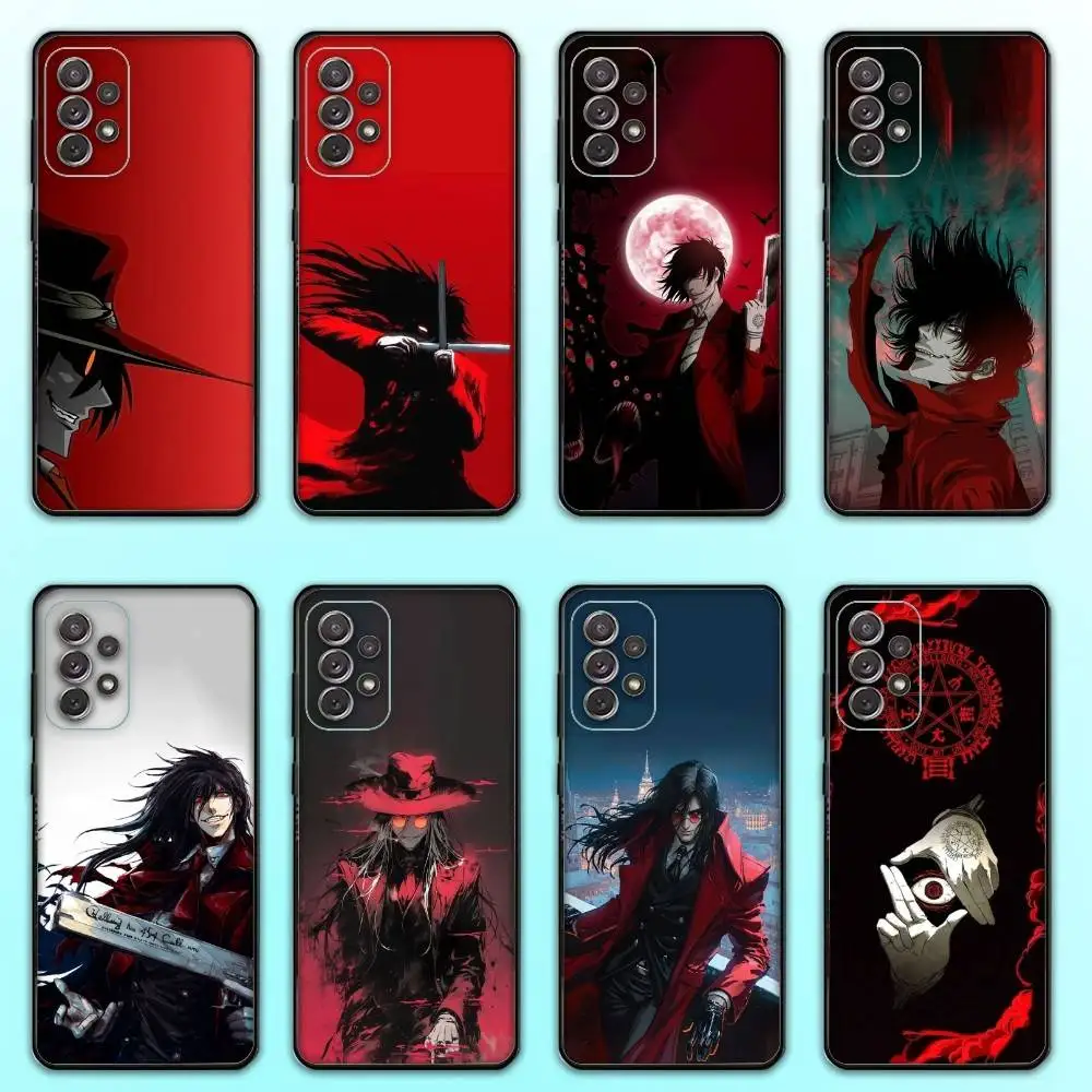 

H-HELLSING Comics Phone Case For Samsung S25,S24,S21,S22,S23,S30,Ultra,S20,Plus,Fe,Lite,Note,10,9,5G Black Cover