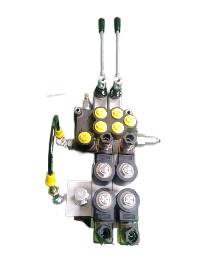 Hydraulic multi-way valve, directional control valve, hydraulic distributor, hydraulic cylinder valve, single and double