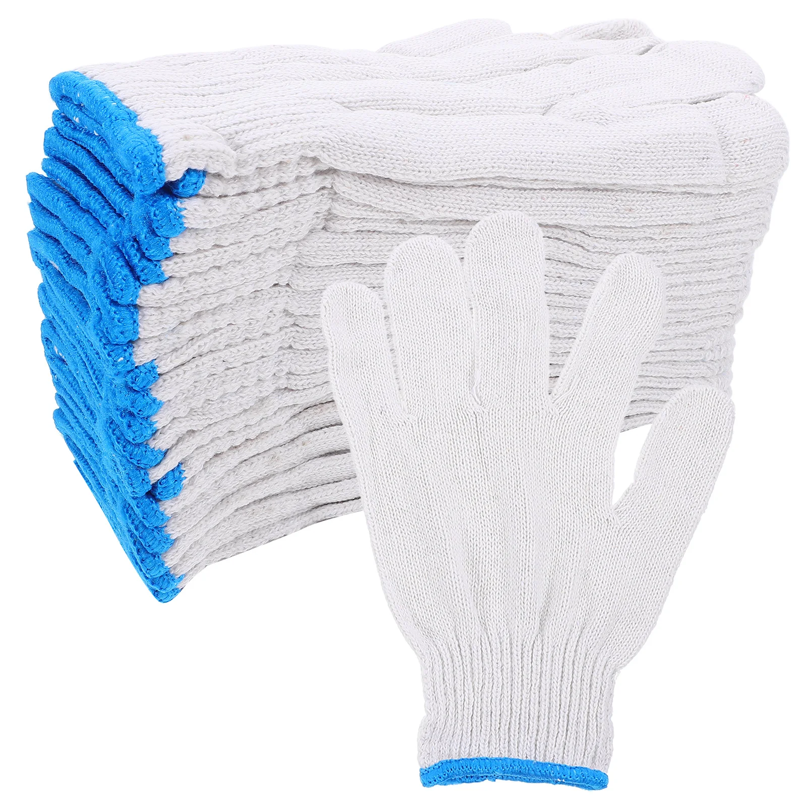 

20pcs Non Slip Cotton Thread Gloves Heavy Duty Garden Protective Gardener Work Outdoor Digging Weeding Men Women