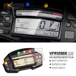 For Honda VFR1200X CROSSTOURER 2012-2020 Motorcycle Scratch Cluster Screen Dashboard Protection Instrument Film