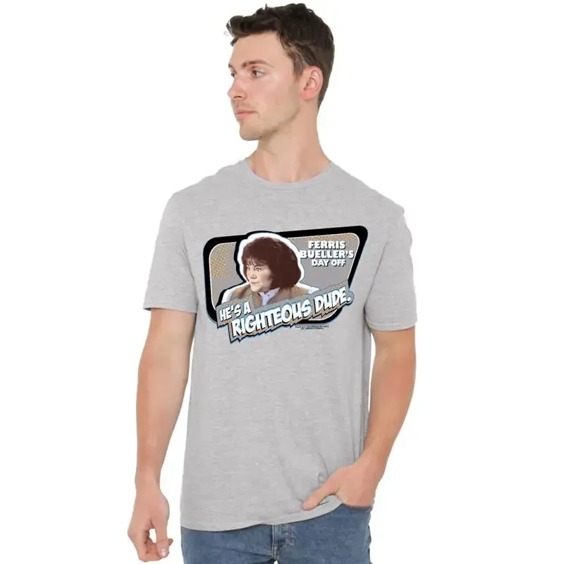 Ferris Bueller Grace T Shirt S 2Xl Heather Gray