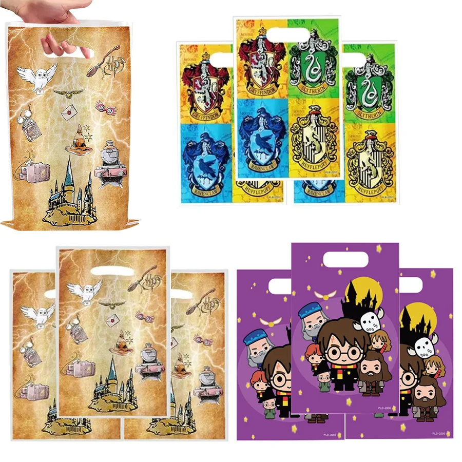 

Harry Potter Party Favors Gift Bags Goodie Bags Candy Loot Bag Kids Girls Birthday Party Decorations Holiday Baby Shower