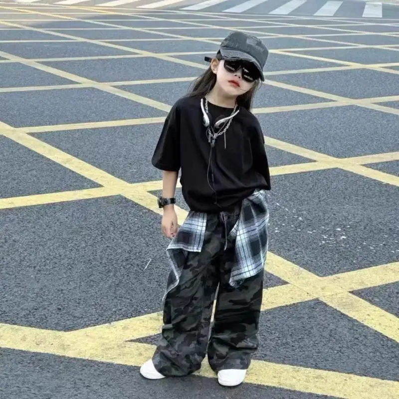 Модная юбка для девочек, классический клетчатый дизайн, мягкая детская юбка, легкая в уходе, подходит для повседневной носки, от