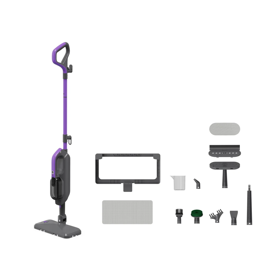 Multiple Nozzles Portable Electric 1300W 220-240V Deep Sanitizing Steam Cleaner Mop for Floor Tile