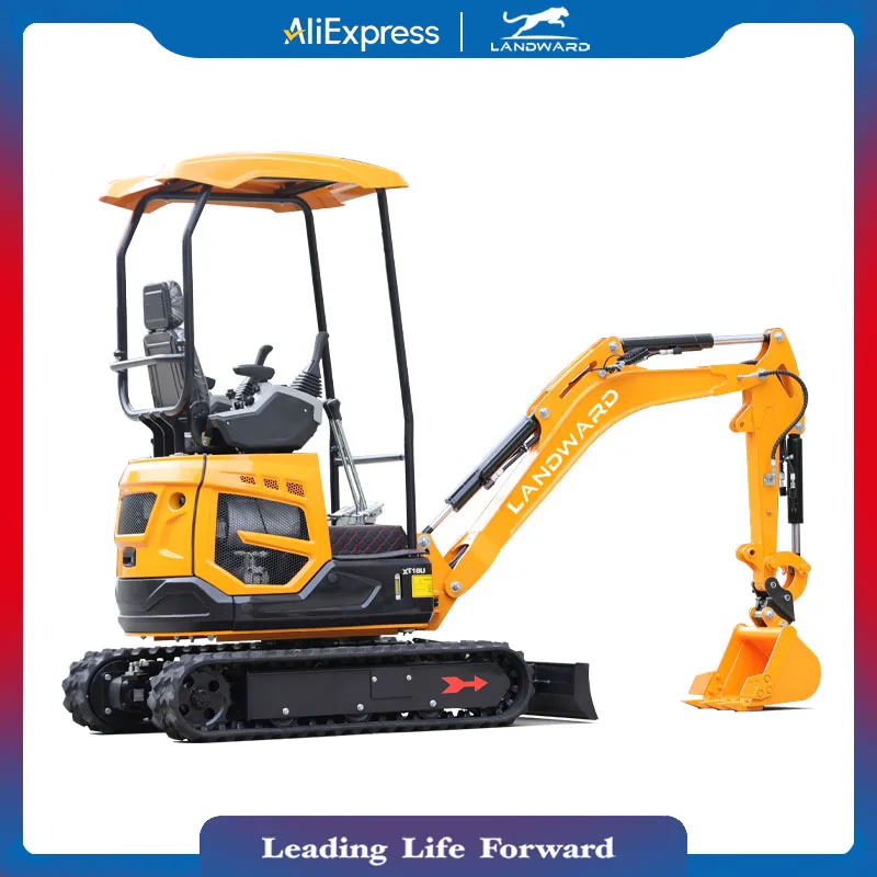 Mini Excavator EPA/Euro 5 Customized 1.8 Ton Crawler Excavators Production 1 Ton Agricultural Hydraulic Kubota Digger Wholesale