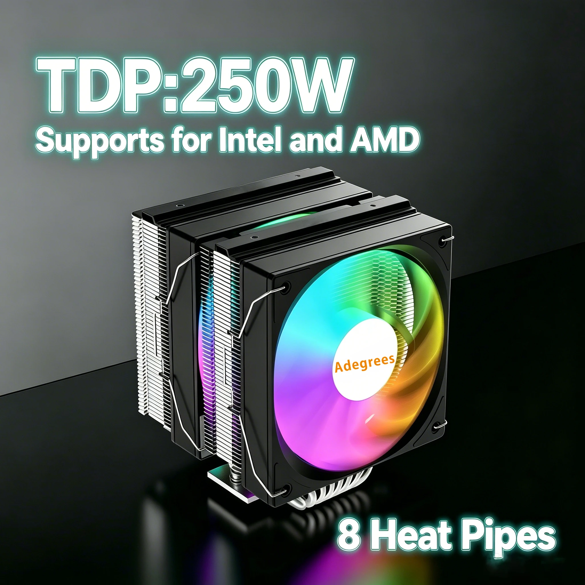 efficient-cooling-cpu-cooler-am4-8-heatpipes-pc-processor-argb-ventilador-for-intel-lga-1366-1151-1155-1200-1700-2011-amd-am5