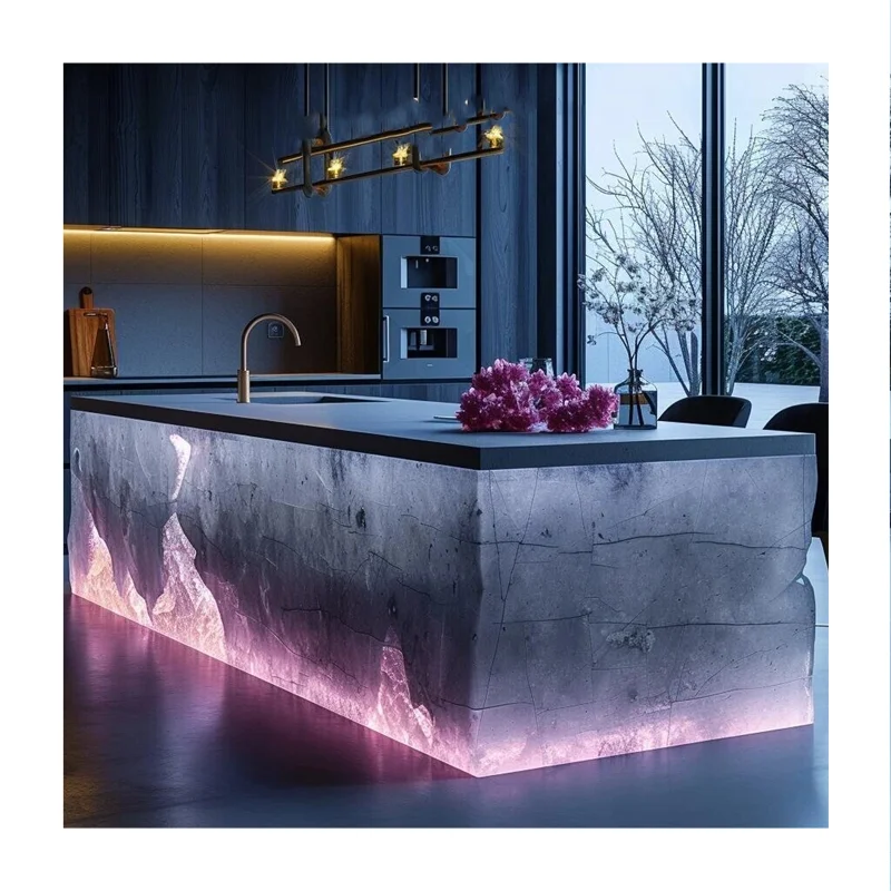 

Glow Jade Kitchen Island Countertop