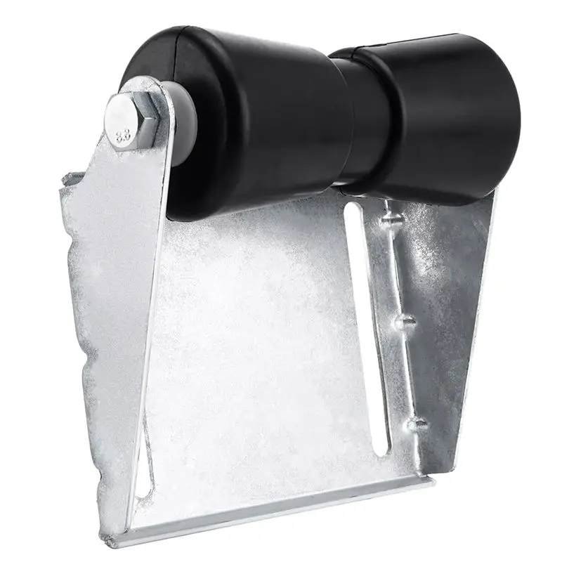 

8 Inch Keel Roller Assembly Kit With Roller Shaft & Bracket For Boat Houseboat Kayaking Trailer Roller Bracket-A02G