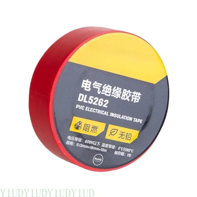 Y1UD PVC Electrical Edmentrical Tape Roll DIY