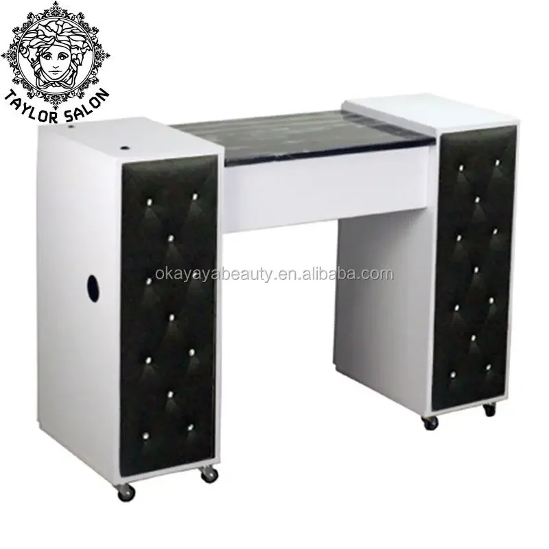 Nail care salon furniture nail drill desk nails tables manicure table with vent