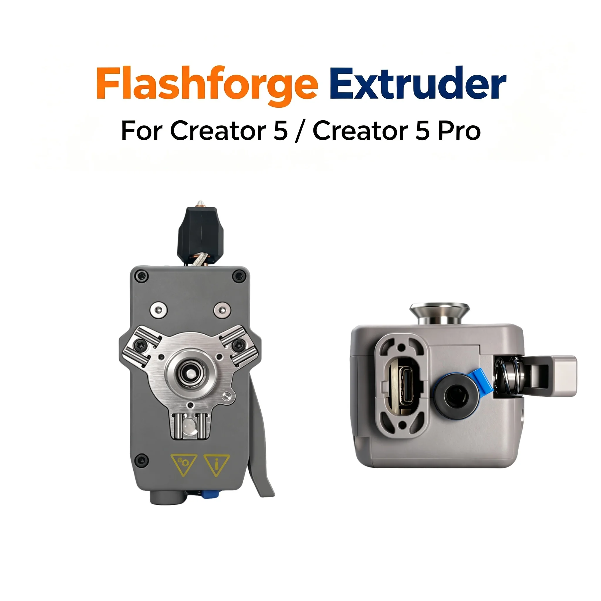 Original Flashforge Extruder For Creator 5 and Creator 5 Pro Extruder 0.4mm For Flashforge 3D Printer Part Accessories