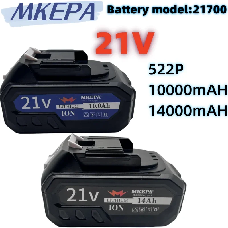 

21V 5S2P 10AH 14AH Rechargeable Battery 21700 Lithium ion Battery for Electric Tools BL1860 BL1880 BL18100