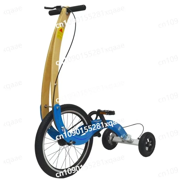 Jian Sports Car Standing and Riding Car Standing Three-wheel Seatless Half Bicycle Halfbike Creative Travel