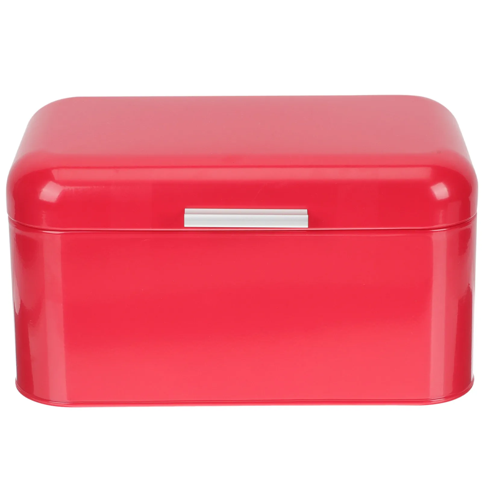 Metal Bread Box Heavy Duty Iron Construction Flat Bottom Airtight Seal for Kitchen Bakery Coffee Shop Bread Storage Container