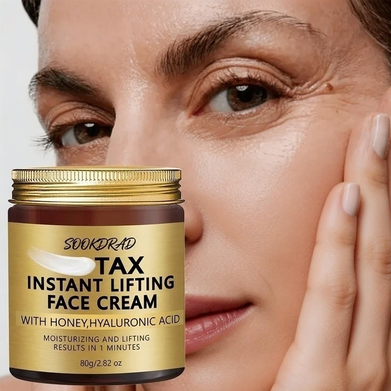 

Instant Lifting Face Cream, Honey + Hyaluronic Acid,1min Moisturize & Lift,Face,80g/2.82oz,Daily Skincare Must-Have
