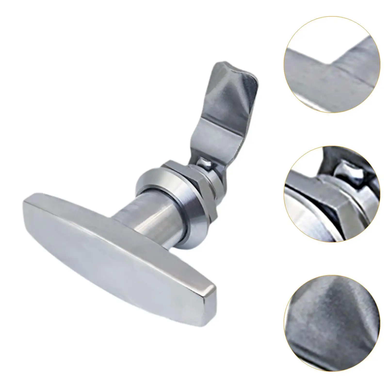 T-handle Lock Latch Knob Replacement Simple Assembly Multifunctional for Cabinet