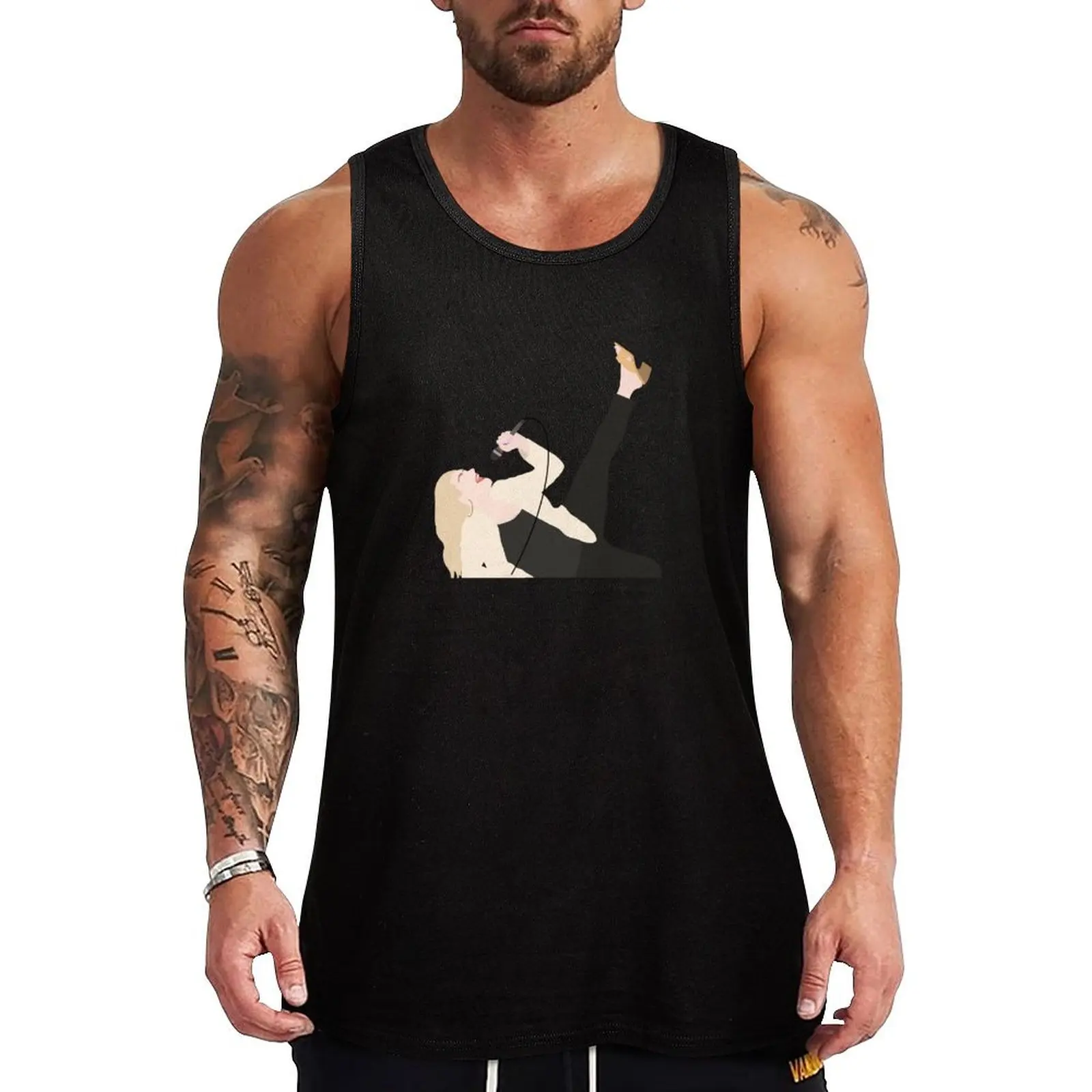 

Heather McMahan Tank Top training weight vest T-shirt Men's gym sleeveless tshirts for men Sleeveless top