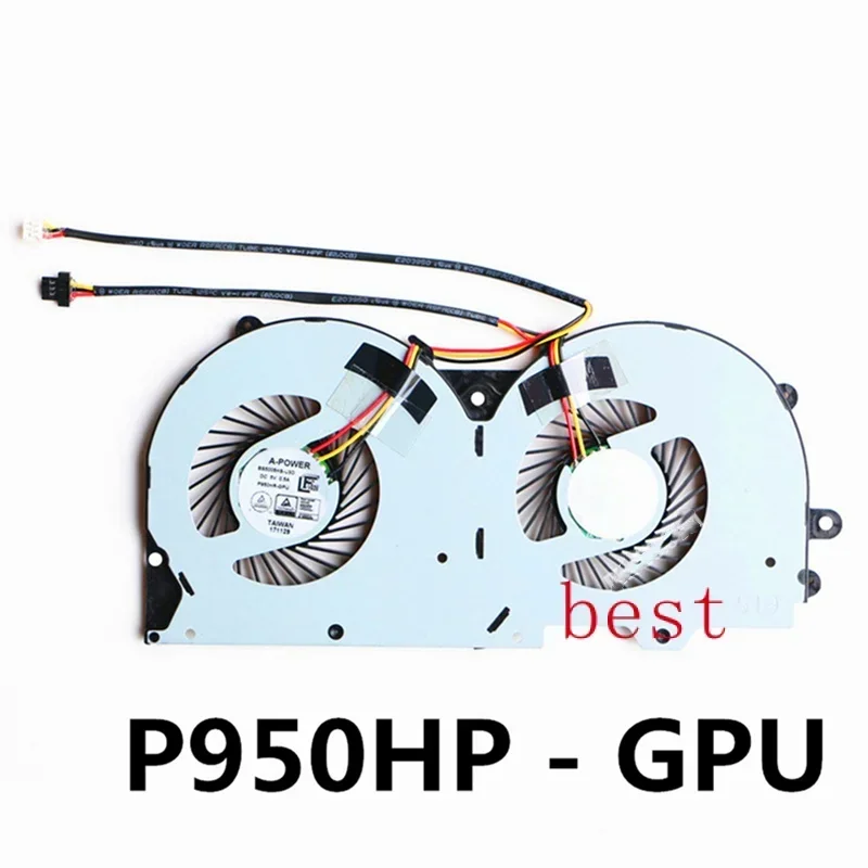 New Original Laptop CPU GPU Cooling Fan For Clevo P950 P950HP P950HR P950ER P950ER P950EN Fan BS5005 HS-U3D BS5205HS-U3Z