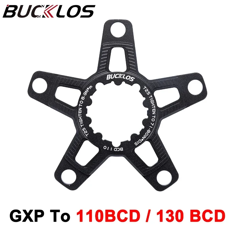 

BUCKLOS For GXP Chainring Adapter 110BCD To 130 BCD Chainring GXP Converter Chainwheel Adapter for SRAM X9 XX1 MTB Bike Crankset